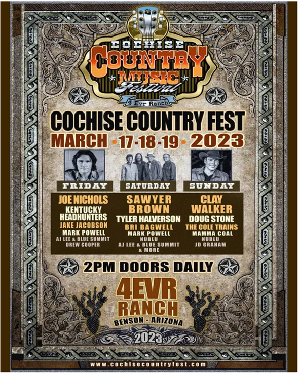 3/17/233/19/23 Cochise Country Music Fest KIIMFM