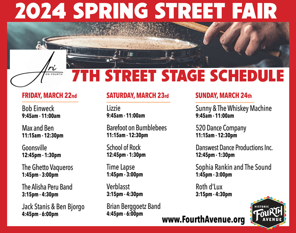 3/22/24 3/24/24 4th Ave Spring Street Fair KIIMFM